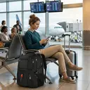 Large Laptop Backpack Men 50L， 17.3 Inch Work Waterproof Backpack Laptop Bag Travel Backpack， School Backpack Teenager Boys Anti Theft Business Black， New Year Sale ， Top gift picks image 6