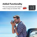 Lexar 128GB microSDXC UHS-I Card E Series with Adapter - Up to 100MB/s, A1, U3, Class 10, V30 image 5