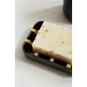 Maison by Premier Eco-Friendly Black Soap Dish, Removable Bamboo Insert Soap Tray, Modern Soap Case Holder, Bath Soap Holder image 0
