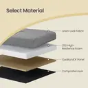 Ochama x SONGMICS Storage Chest, Storage Ottoman Bench, 38 x 110 x 38 cm, for Living Room, Bedroom, Entryway, Light Grey image 7