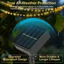 Vivreal 2PCS Solar Copper Wire String Lights – 8M (26 ft) 80 LEDs Warm White， Waterproof Outdoor Fairy Lights for Garden， Patio & Holiday Decoration, New Year Sale , Top gift picks image 1