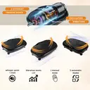 Smart Vibration Fitness Plate with 120-Speed Settings & 200W Motor - Full-Body Home Gym System w/LCD Touchscreen, Remote Control, Music Speaker, Resistance Bands & Yoga Mat - Quiet Vibration for, Toning for  all image 7