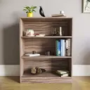 Vida Designs Bookcase Cambridge 3 Shelves Walnut image 2