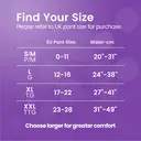 SUNKISS Disposable Period Underwear for Women with Heavy Flow, Low-Rise Unscented Postpartum Essentials, Black, XLarge, 10 Count image 3