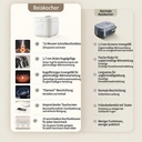 ochama 4L Reiskocher, Intelligenter Multifunktionskocher, Schnelles Kochen für 3-4 Personen, Haushaltsreiskocher, Antihaftbeschichteter Kugelförmiger Verdickter Innentopf, Für das Kochen von Brei, Suppe, Kuchen, Holzofenreis image 1
