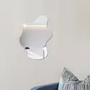 1 piece PVC mirror with irregular wave acrylic film, room decoration aesthetic mirror 21*30cm image 3