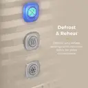 Tower T20083MSH Saturn 2-Slice Toaster with 7 Browning Levels, Defrost/Reheat/Cancel, Latte Beige image 3