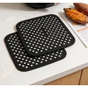 BLACKMOOR Flat Silicone Air Fryer Liner Set of 2 - Medium image 3