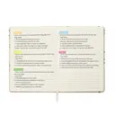 Jubiluu A5 Hardcover Notebook with Lined Pages - 96 Sheets (100g offset paper), Bookmark & Elastic Band -Classic Cream Ruled Journal for Writing, School, Office, and Gifts-Pastel Floral Field image 7