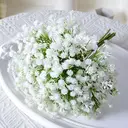1Pc 12.59in/32cm
Artificial Flowers,Artificial Flowers Artificial Bulk, Real Touch Artificial Gypsophila Bouquet for Wedding Floral Arrangement Party Decor(white) image 3