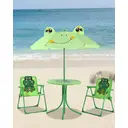 Garden furniture Kiddy patio set two chairs with one table/umbrella image 1