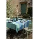 WINKLER Nappe recyclée Yuna paon - 170 x 170 cm image 1