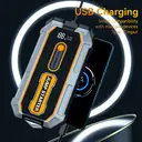 Porbi S306 Car Jump Starter 1200A Peak Portable Jump Starter Power Pack, 12800mAh Battery Booster for 12V Petrol & Diesel Vehicles, SUV, Motorcycle & Boat, USB Emergency Power Bank with LCD Display & LED Light image 6