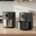 Tefal Ultra Fry Heißluftfritteuse, frittieren ohne Öl, braten, grillen, backen, 4,2 Liter für 6 Personen, 8 Kochprogramme, digitales Display, energiesparend, gesunde Fritteuse ohne Öl, grau, EY111B image 3