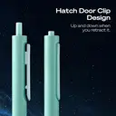 WRITECH Up Mechanical Pencil Set: 6ct Pastel Mechanical Pencils 0.7mm with 4 Tubes of HB Lead Refills and 2 Extra Erasers for Writing Drawing Sketching Drafting image 2