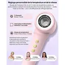 Okaydeer Set de Brosse Sèche-Cheveux Haute Vitesse 7 en 1 & Boucleur Auto-Enrouleur, Lisseur à Air Chaud Anti-Frisottis et Volumateur pour Cheveux Lisses et Brillants, Cadeau Rose avec Sac de Voyage image 6