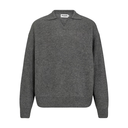 Resteröds Kane Polo tricoté en laine gris - Taille L  image 0