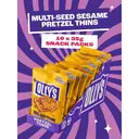 OLLY's - Pretzel Thins - Multiseed Sesame - 10 x 35g image 1