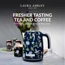 VQ Laura Ashley Jug Kettle, 1.7L, Rapid Boil, Hand-Applied Elveden Navy Print, Vintage, Stainless Steel, Floral - VQSBPKK278LANUK image 3