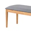 Dining Bench Orlando Oak/Grey image 3