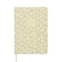 JUBILUU Carnet ligné A5 à couverture rigide en tissu floral 96 pages - Ivory Meadow image 0