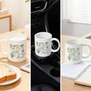 Alphynix 1 Mug blanc 33cl avec citation "Oui, j'ai vraiment besoin de toutes ces plantes" & illustrations de plantes suspendues, cadeau de Noël ou Thanksgiving pour amateur de plantes fantaisiste,Le cadeau de la saint-valentin, cadeau d’anniversaire image 5