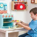 Le Toy Van Wooden Original Kitchen Oven & Cooker Play Set image 1