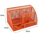Senhoglb Mesh Desk Tidy，Orange, New Year Sale , Top gift picks image 1