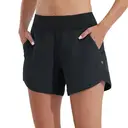 Willit Women's Swim Board Shorts UPF 50+ High Waisted Swimming Shorts with Liner Pockets 5" Black Size 50 image 0
