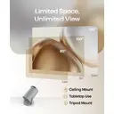 MAGCUBIC Mini Projector 4K 1080P Support With WiFi 6 & BT 5.4 290ANSI Brightness, Auto Keystone, 180 Degree Rotation, Portable Projector For Home Theater & Outdoor Movies HY300Pro image 7