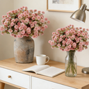 4Pcs 13.77in/35cm
Artificial Billy Ball Flower Man Fake Plants Living Room Decoration Ornaments Desktop Fake Flowers(pink) image 2