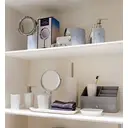 Maison by Premier Grey Marble Effect Towel Tray, Guest Towel Tray With Raised Sides, Cut Corner Polyresin Hand Towel Tray image 0