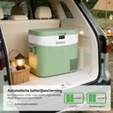 BINGI Compressor-koelbox, 22 l, mini-draagbare elektrische koelkast, 12/24 V DC, elektrische vriezer, draagbare vriezer voor auto, vrachtwagen, picknick, camping en thuisgebruik image 6