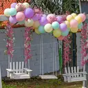 Yuejia Lot de 2 guirlandes de plantes artificielles en soie - 170 cm  image 4