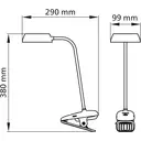 Philips Table Lamp Doughnut Desk Clip USB Rechargeable 3W Blush image 8