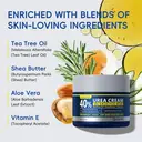 QUIYUM Kit de soins des pieds - Crèmes à l’urée 2 x 100 g, masques pour les pieds 5 x 35 g, pierre à limer image 7