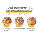 Bear Juicer – Freshly squeezed orange juice, healthy in every sip! Effortlessly extracts juice with just 30W low power, rich in vitamin C, perfect for home and on-the-go use. image 9