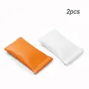 Lot de 2 Étuis à Lunettes, Oirlv Pochette Organiseur Portative pour Lunettes de Soleil en Cuir PU Souple image 0