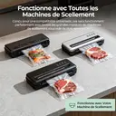 ATSHARK Sacs de Mise Sous Vide Prédécoupés, Lot de 50 (15 x 20 cm) – Sans BPA, Résistants et Renforcés, Idéaux pour la Conservation des Aliments et la Cuisson Sous Vide, VB1520 image 4