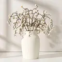 Yuejia Vase en céramique rustique blanc - 17,8 cm image 7