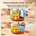 GAMENOTE Rotating Organizer Large Art Supplies Caddy for Kids Desk Homeschool & Classroom Storage 1 Set, New Year Sale , Top gift picks image 4