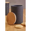 Geome Dolomite and Matt Black Hex Canister image 4