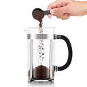 Bodum CHAMBORD 1L French Press Coffee Maker & 4 PAVINA Glasses 250ml image 2