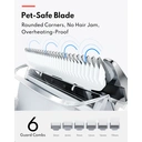 homerunPET Grooming Kit Vacuum  - total 6 brush included of hair clipper HC15 image 3