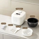ochama 4L Reiskocher, Intelligenter Multifunktionskocher, Schnelles Kochen für 3-4 Personen, Haushaltsreiskocher, Antihaftbeschichteter Kugelförmiger Verdickter Innentopf, Für das Kochen von Brei, Suppe, Kuchen, Holzofenreis image 7