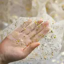 Beige Gold Gauze Table Runner 70x300 cm, Glitter Metallic Foil Sheer Cheesecloth Kitchen Dining Table Decor for Home PartySpandex Table Cloth 2 Pack [6FT] Tight, Fitted, Washable and Wrinkle Resistant Stretch Rectangular Patio Table Cover for Event, Wedding, Banquet & Parties [183Lx76Wx76H]cm Black image 4