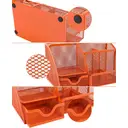 Senhoglb Mesh Desk Tidy，Orange, New Year Sale , Top gift picks image 2