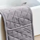 Dexam Double Oven Gloves Love Colour 100% Cotton Slate Grey image 2
