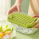 BJ Green Bac à Glaçons Double Couche 100 Compartiments à Pression Diagonale image 1