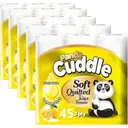 Panda Cuddle Toilet Tissue, Lemon, 3-Ply, 45 Rolls image 0